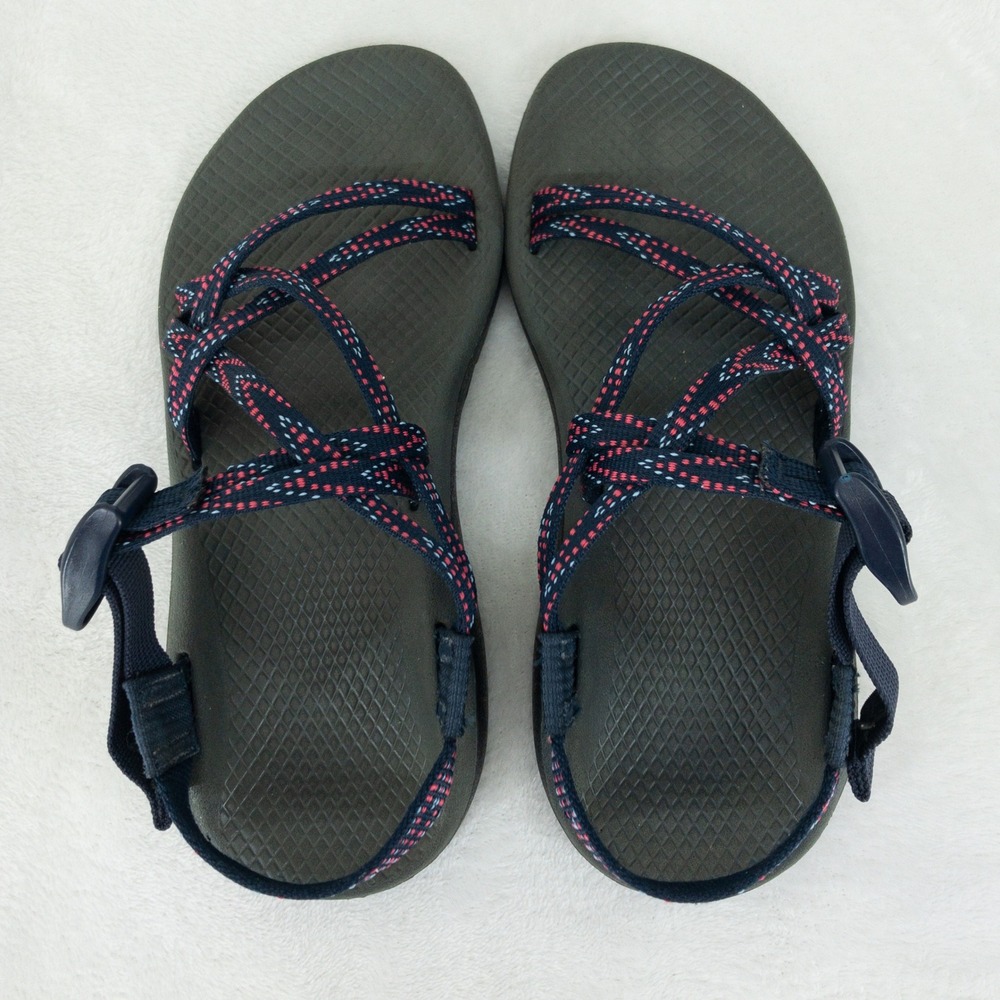 Chaco Z/Cloud Sandals Womens Size 6 Blue Strappy Toe Loop Hiking Shoes - Picture 13 of 16